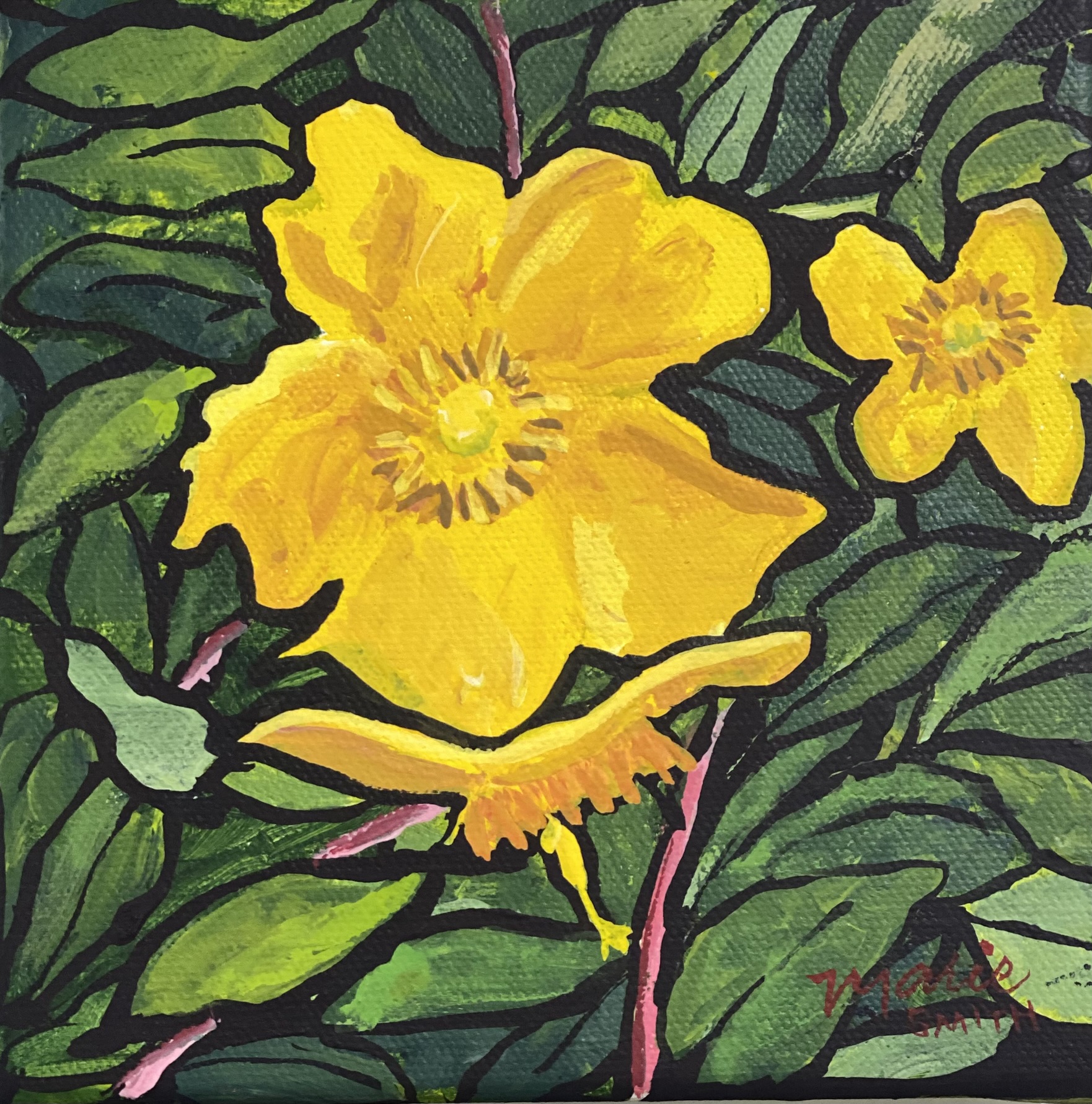 Yellow Flower - Original